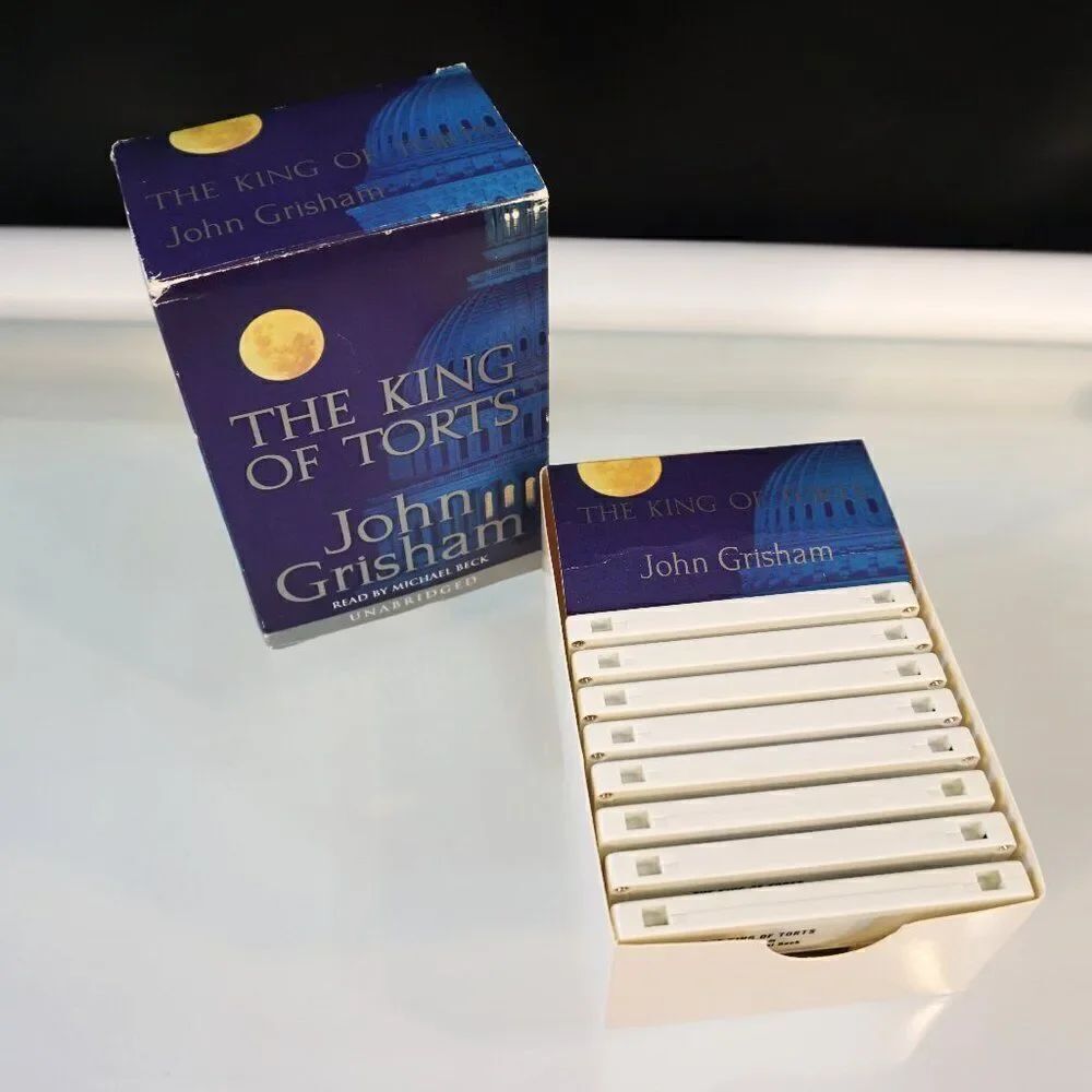 The King of Torts by John Grisham Audio Book On 8 Cassettes Commute Listening